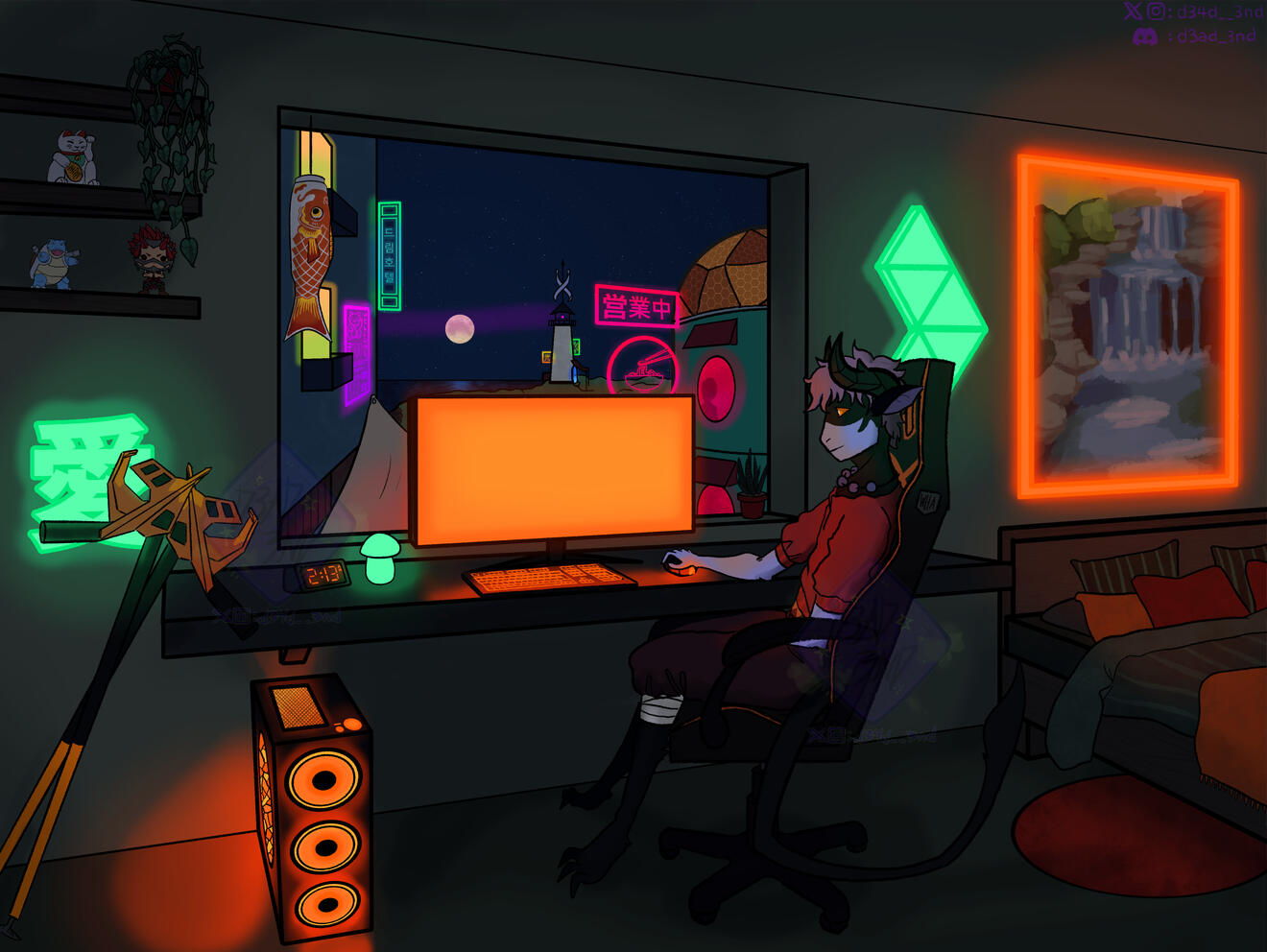 Very complex, character owned by LightsAflame
